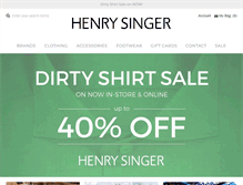 Tablet Screenshot of henrysinger.com